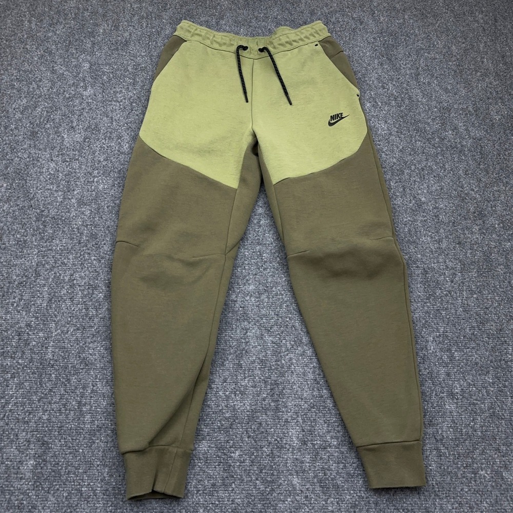 Nike Sportswear Tech Fleece Jogger Men's Small Olive Alligator Green CU4495-222